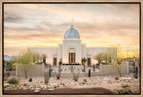 Tucson Temple - Desert Beauty by Evan Lurker