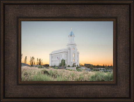 Cedar City Utah Temple - Desert Glow by Evan Lurker