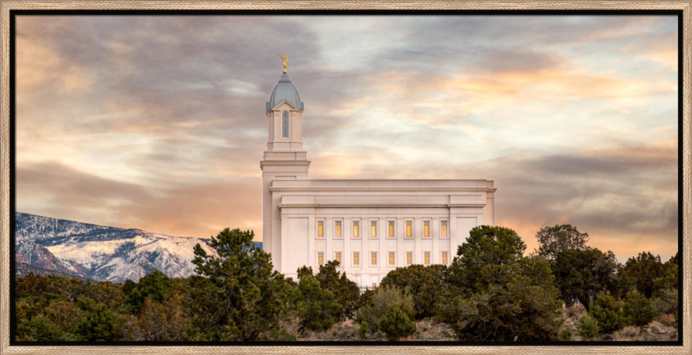 Cedar City Utah Temple - Beacon by Evan Lurker