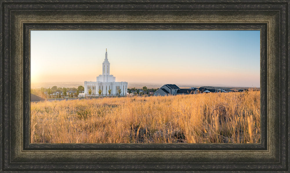 Pocatello Temple - Evening by Evan Lurker