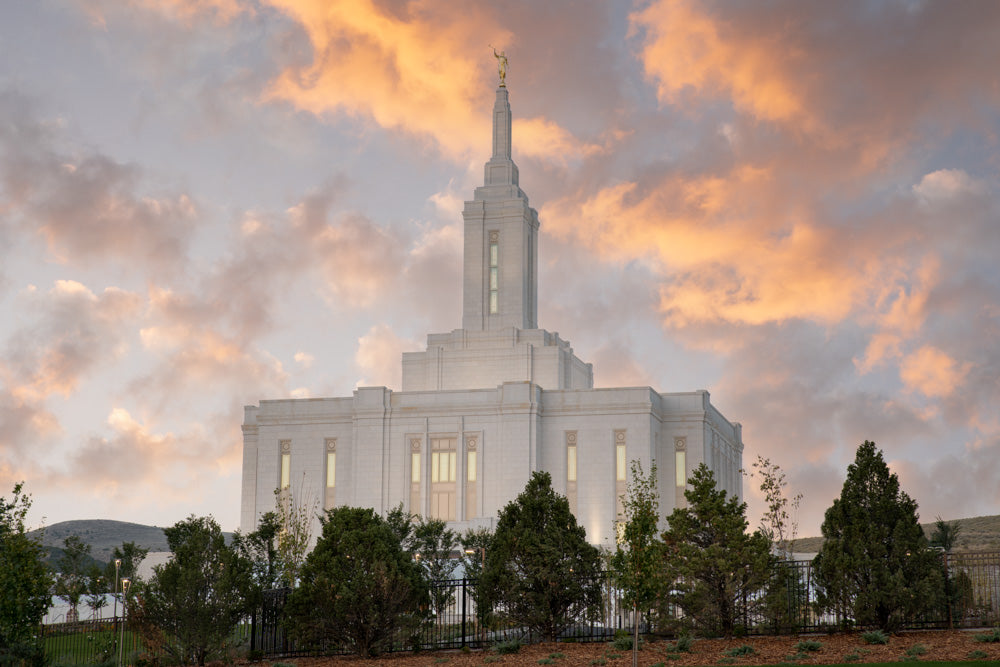 Pocatello Temple - Peace by Evan Lurker