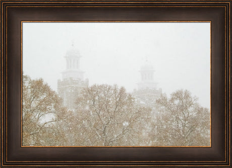 Logan Temple - In the Snow by Greg Collins