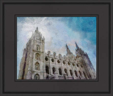 Salt Lake Temple - Brightly Beams by Greg Collins