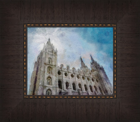 Salt Lake Temple - Brightly Beams by Greg Collins