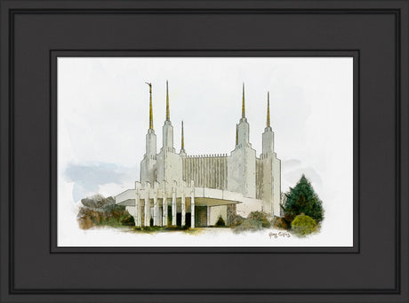 Washington DC Temple - Pierce the Heavens by Greg Collins