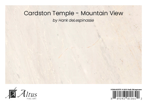 Cardston Temple - Mountain View by Hank deLespinasse