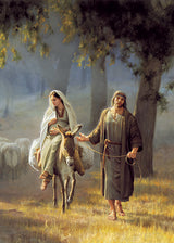 Journey To Bethlehem (detail) 5x7 print