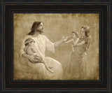 Christ with Children by Joseph Brickey