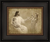 Christ with Children by Joseph Brickey