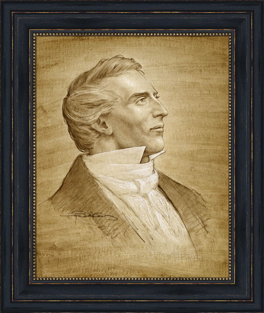 Joseph Smith portrait (sketch) by Joseph Brickey