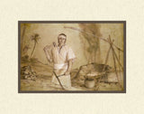 Nephi at the Forge by Joseph Brickey