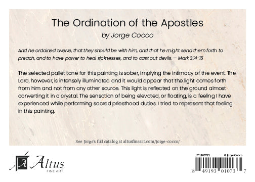 Ordination of the Apostles by Jorge Cocco