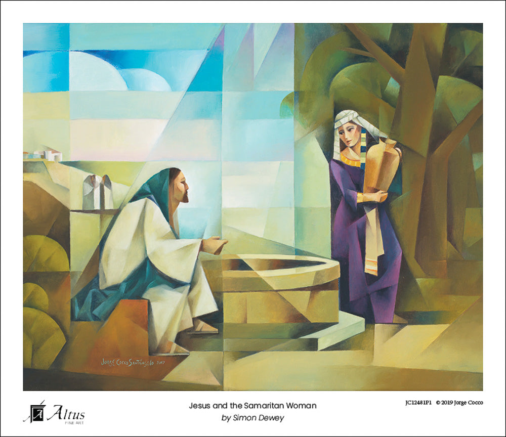 Jesus and the Samaritan Woman by Jorge Cocco