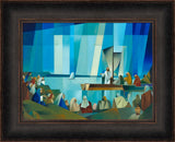 Jesus Preaching from a Boat by Jorge Cocco