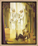 God, the Father, and Jesus Christ appear to the boy, Joseph Smith. Art 8