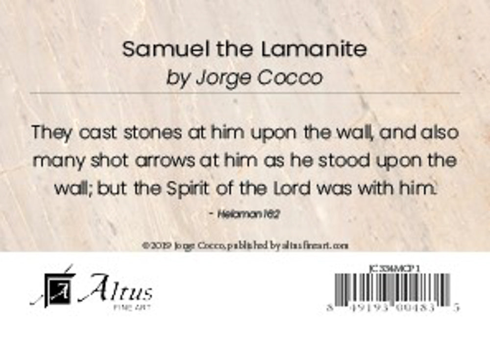 Samuel the  Lamanite by Jorge Cocco