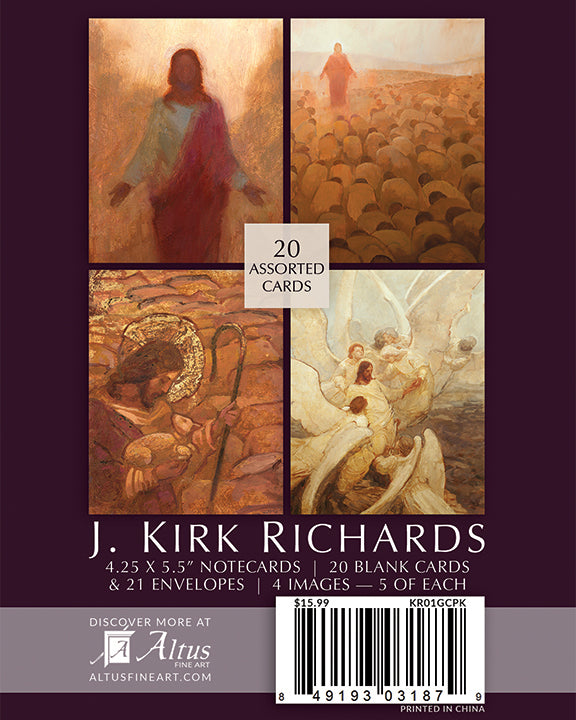 J. Kirk Richards Note Card Pack