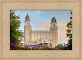 Manti Temple - Flower Garden by Kyle Woodbury