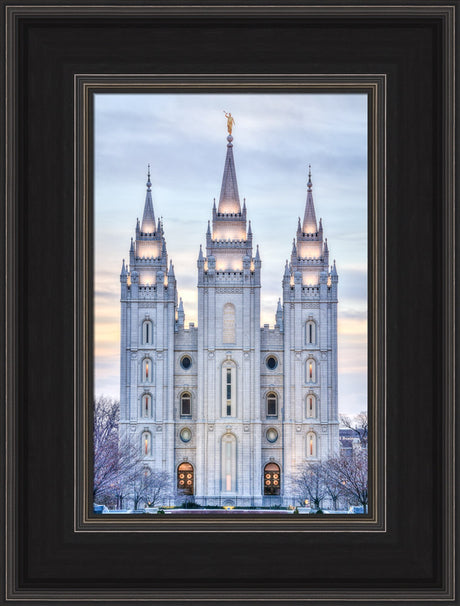 Salt Lake Temple - Winter Sunset by Kyle Woodbury