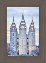 Salt Lake Temple - Winter Sunset by Kyle Woodbury