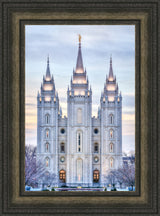 Salt Lake Temple - Winter Sunset by Kyle Woodbury