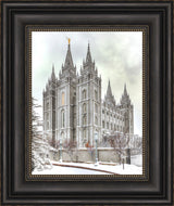 Salt Lake Temple - Snowy View by Kyle Woodbury