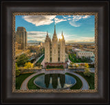 Salt Lake Temple - City Sunset by Kyle Woodbury