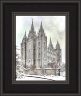 Salt Lake Temple - Snowy View by Kyle Woodbury