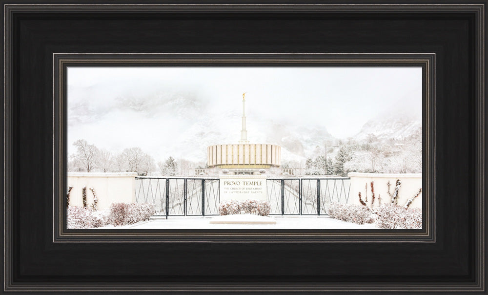 Provo Temple - Winter Beauty by Kyle Woodbury