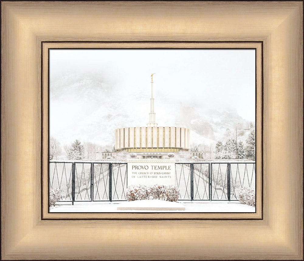 Provo Temple - Winter Beauty by Kyle Woodbury