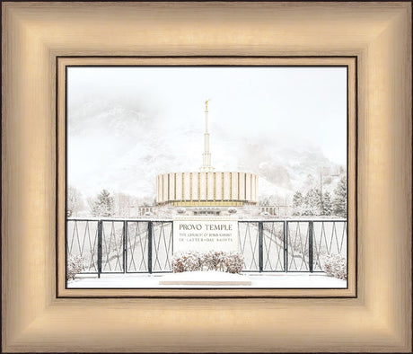 Provo Temple - Winter Beauty by Kyle Woodbury