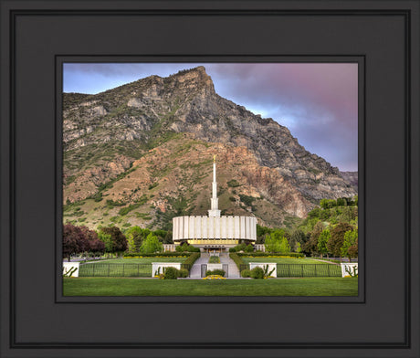 Provo Temple - Summer Mountains by Kyle Woodbury