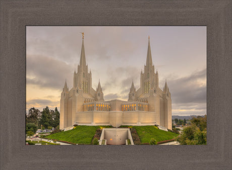 San Diego Temple - Evening Sunset by Kyle Woodbury