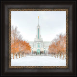 Mount Timpanogos Temple - First Snowstorm by Kyle Woodbury