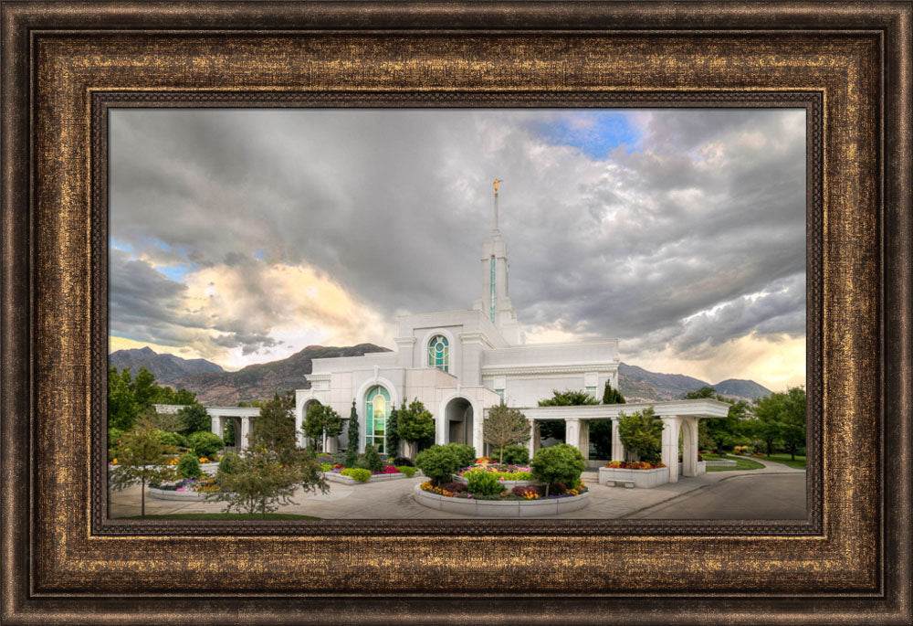 Mount Timpanogos Temple - Summer Mountains by Kyle Woodbury