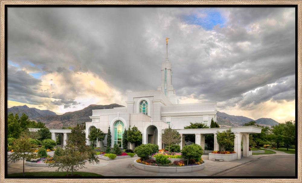 Mount Timpanogos Temple - Summer Mountains by Kyle Woodbury