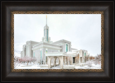 Mount Timpanogos Temple - Angled Whiteout by Kyle Woodbury