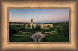 Newport Beach Temple - Courtyard View by Kyle Woodbury