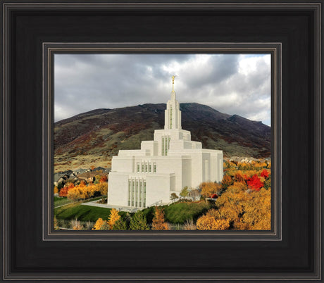 Draper Temple - Fall Splendor by Kyle Woodbury