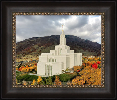 Draper Temple - Fall Splendor by Kyle Woodbury