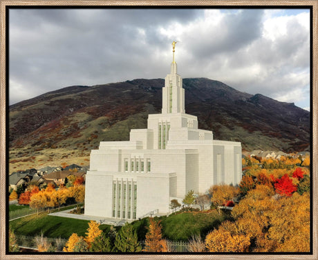 Draper Temple - Fall Splendor by Kyle Woodbury