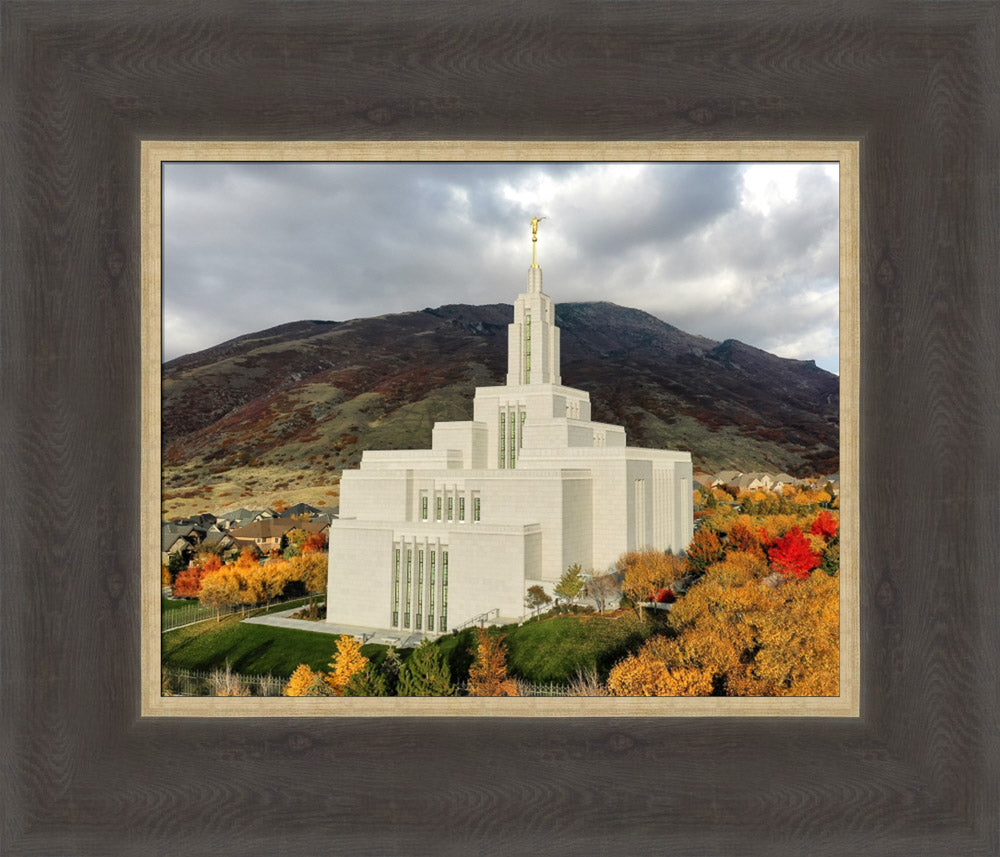 Draper Temple - Fall Splendor by Kyle Woodbury