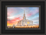 Payson Temple - Sunset by Kyle Woodbury