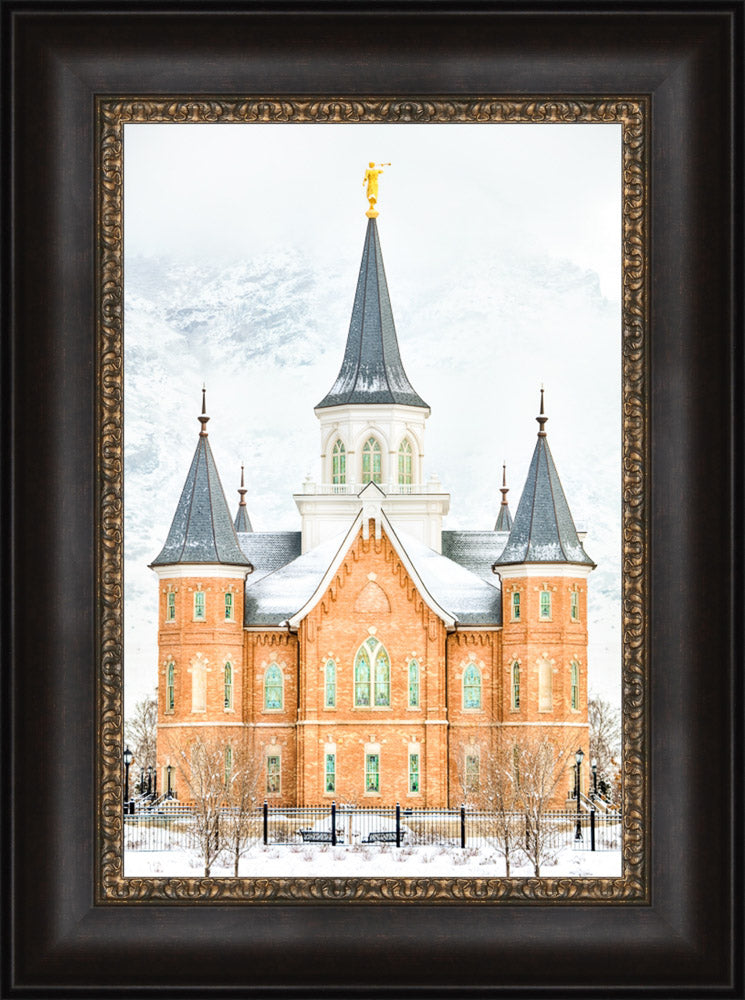 Provo City Center Temple - In January by Kyle Woodbury