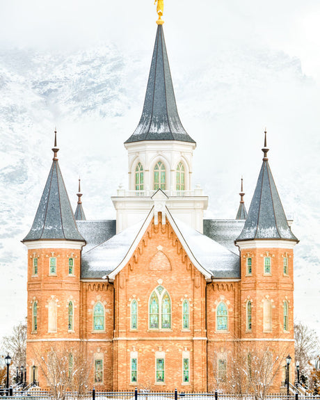 Provo City Center Temple - In January by Kyle Woodbury