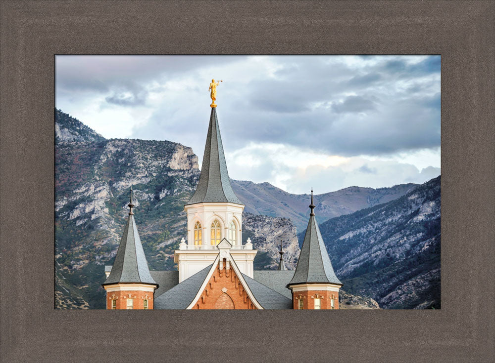 Provo City Center Temple - Wasatch Mountain View by Kyle Woodbury