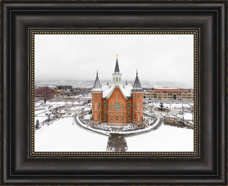 Provo City Center Temple - City From Above by Kyle Woodbury