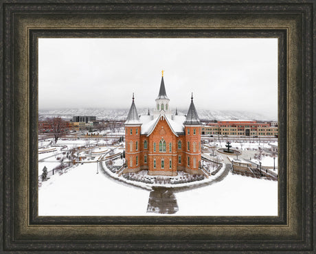 Provo City Center Temple - City From Above by Kyle Woodbury