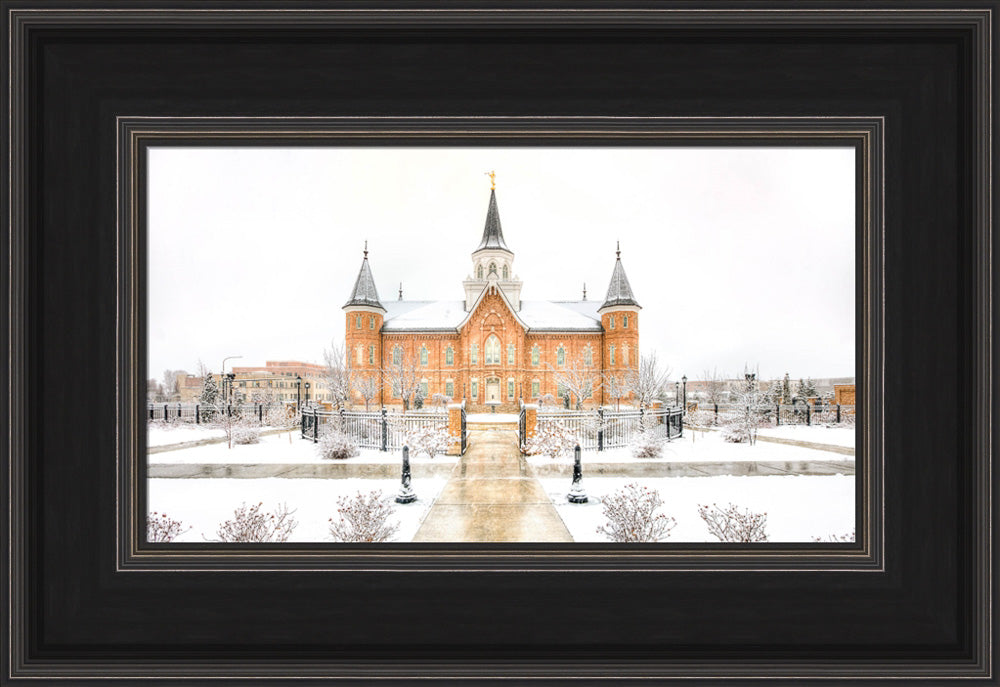 Provo City Center Temple - Snowstorm by Kyle Woodbury