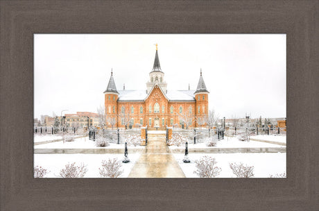 Provo City Center Temple - Snowstorm by Kyle Woodbury